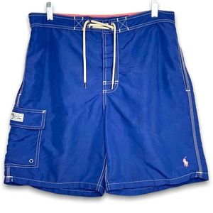 mens white swim trunks polo